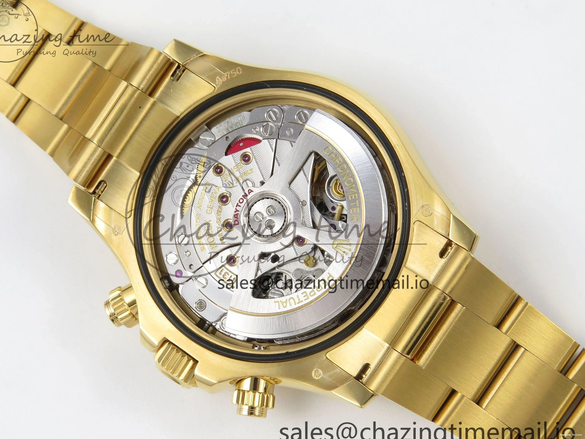 1228 Casual Daytona 126508 YG QF 1:1 Best Edition YG Dial Crystal Markers On YG Bracelet SH4131 V6 (Gain Weight) 305
